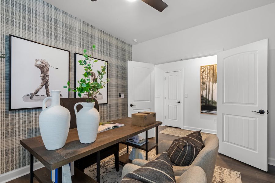 Representative furnished interior of a home built from the The Redbud by Chesapeake Homes in Coastal Club of the Carolinas, Calabash (Image 7).