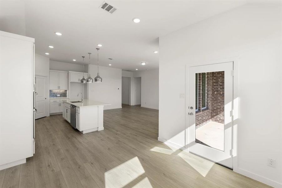 Open Kitchen-Dining Room Open Kitchen-Dining Room