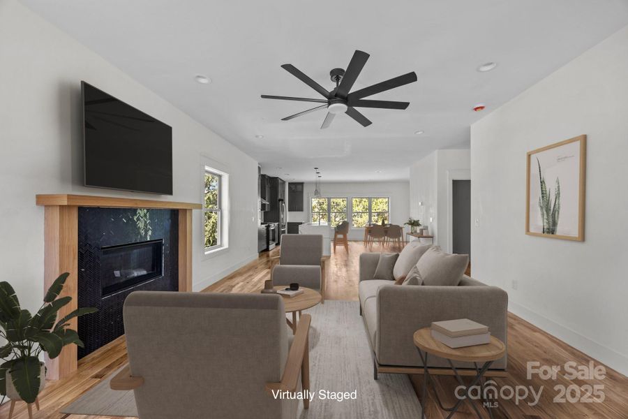 Furnished interior view inside a new home in , Asheville (Image 7). Furnished interior view inside a new home in , Asheville (Image 7).