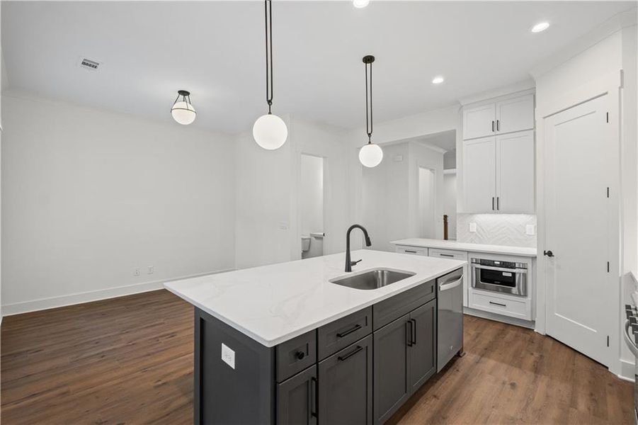 Furnished interior view inside a new home in Devin's Shire - A Kennesaw Tradition, Kennesaw (Image 8).