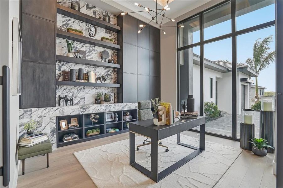 Furnished interior view inside a new home in , Sarasota (Image 55).