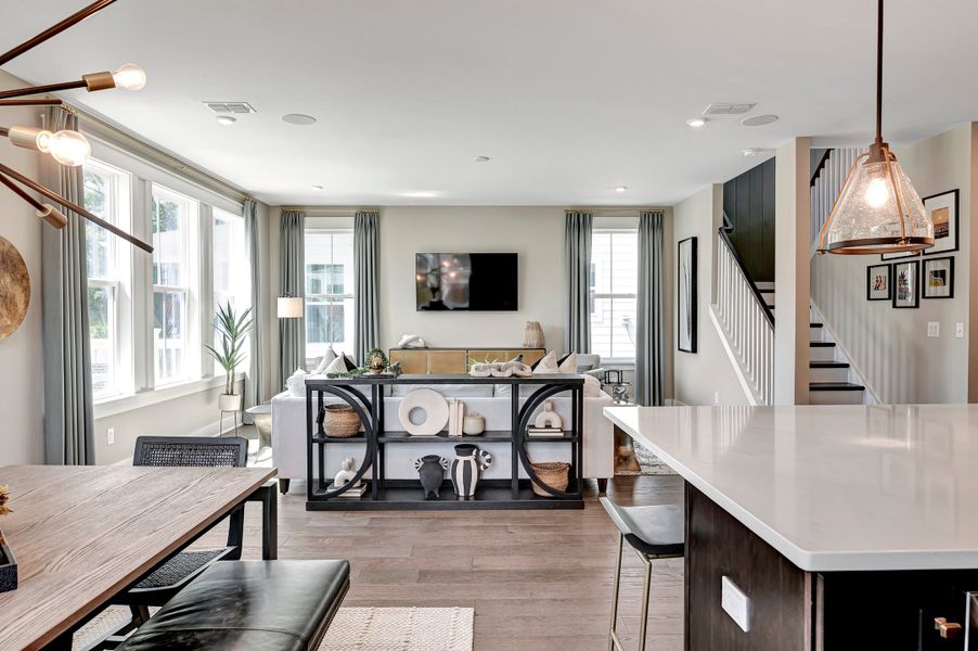 Open floorplan concept Open floorplan concept