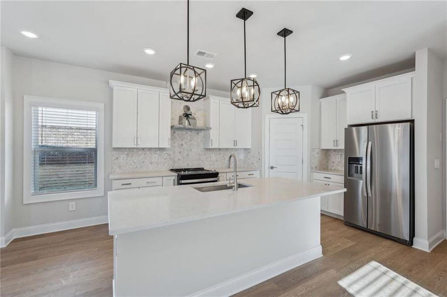Furnished interior view inside a new home in Hemingway - Cottage Series, Cumming (Image 9).