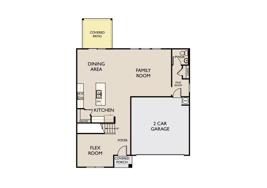 2D floor plan layout of this home in Cades Bluff, Lebanon, TN (Image 3).