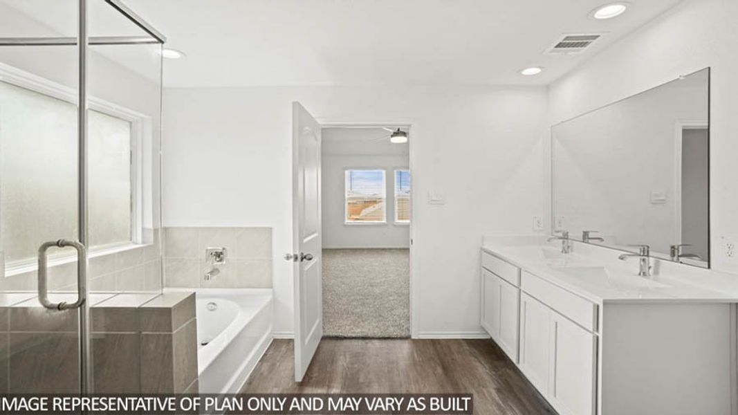 Furnished interior view inside a new home in Sunterra, Katy (Image 6). Furnished interior view inside a new home in Sunterra, Katy (Image 6).