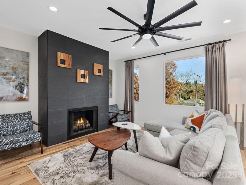 Furnished interior view inside a new home in , Asheville (Image 14). Furnished interior view inside a new home in , Asheville (Image 14).