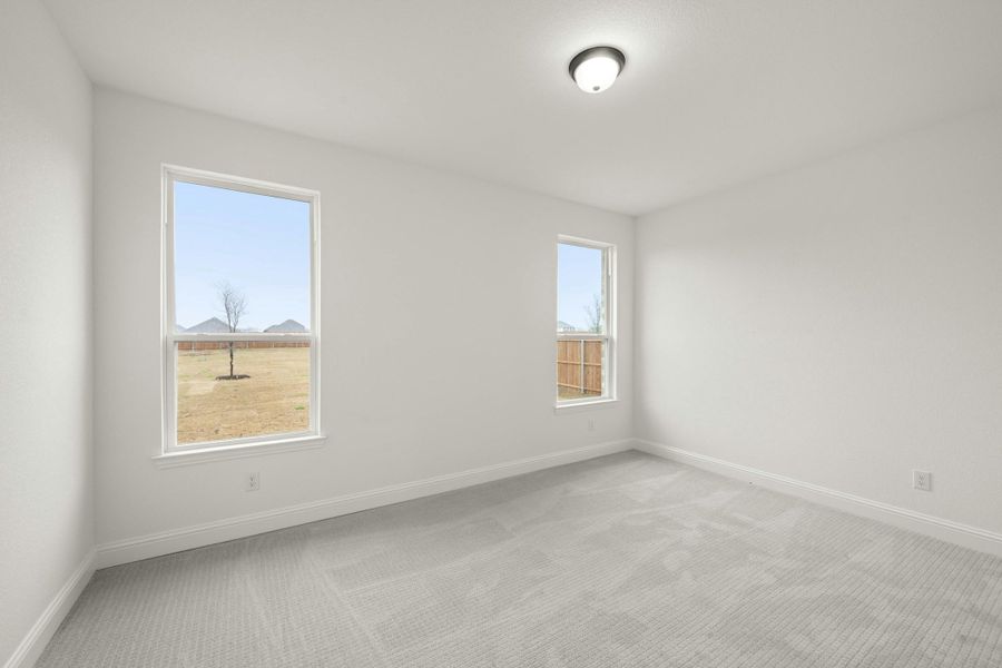 Representative unfurnished interior of a home built from the Dickson by Kindred Homes in Oak Creek Ranch, Waxahachie (Image 31).
