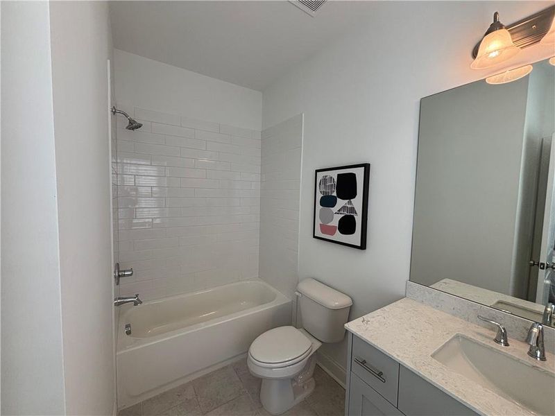 Furnished interior view inside a new home in Brackley Townhomes, Cumming (Image 63). Furnished interior view inside a new home in Brackley Townhomes, Cumming (Image 63).