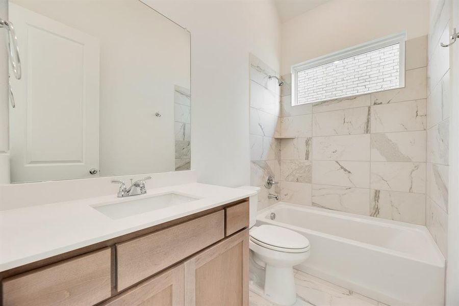 Furnished interior view inside a new home in Cottages of Celina, Celina (Image 7).