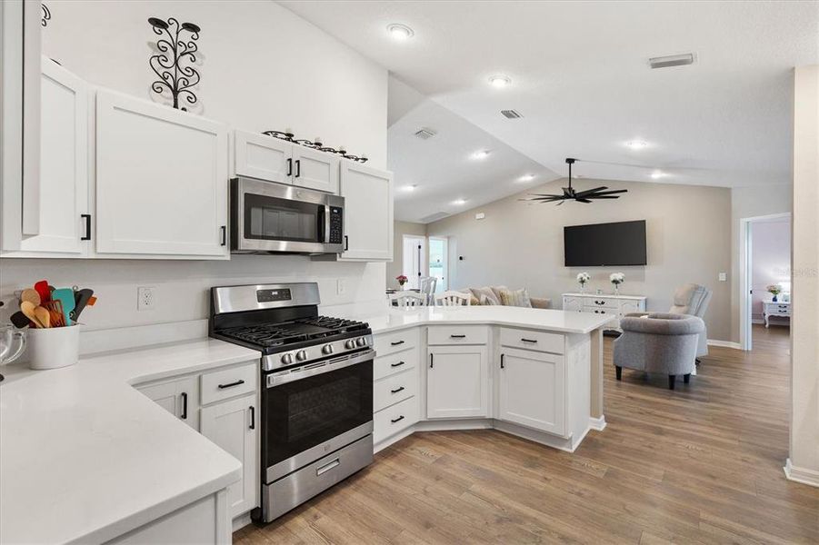 Furnished interior view inside a new home in , The Villages (Image 14).