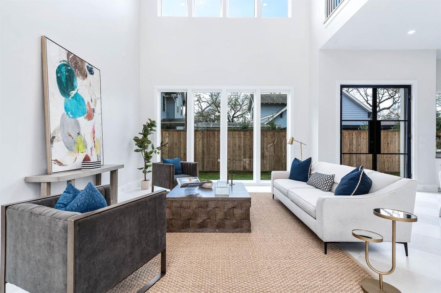 Furnished interior view inside a new home in , Houston (Image 20).