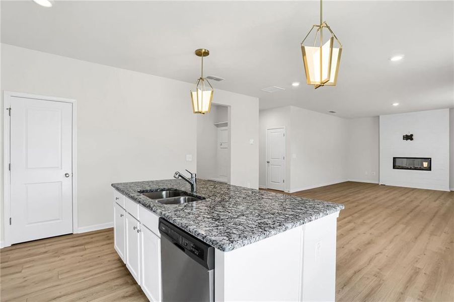 Furnished interior view inside a new home in Summit Pointe, Dallas (Image 5).