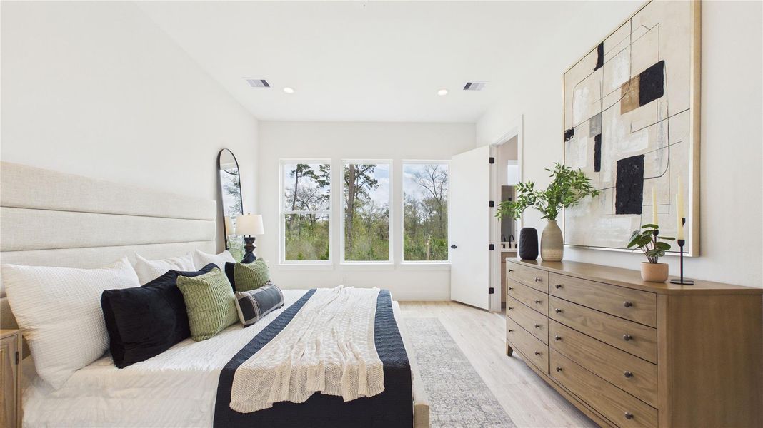 Furnished interior view inside a new home in Cebra Court, Houston (Image 12).