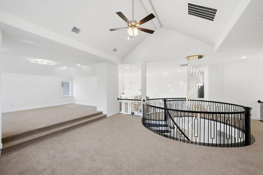 Furnished interior view inside a new home in , Prosper (Image 29).