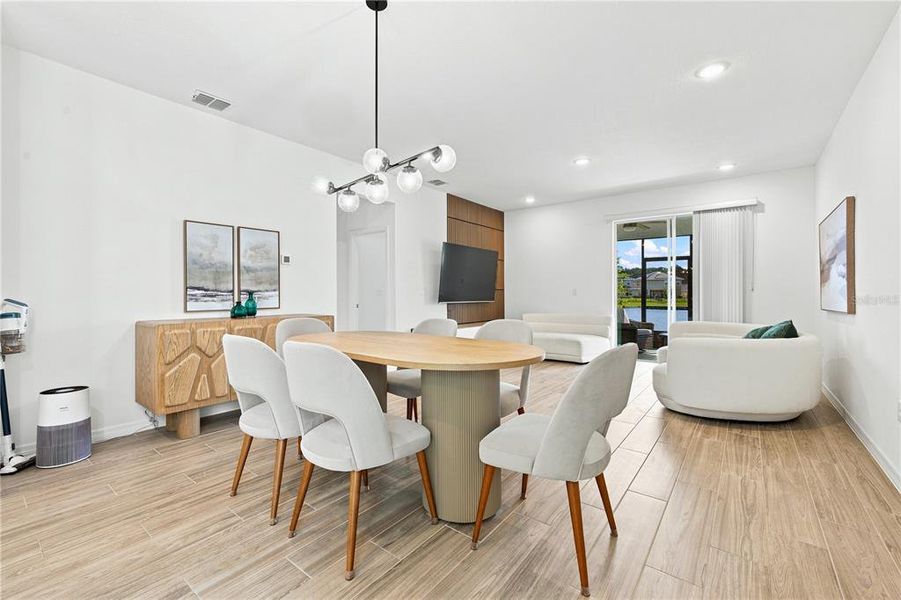 Furnished interior view inside a new home in , Harmony (Image 12). Furnished interior view inside a new home in , Harmony (Image 12).