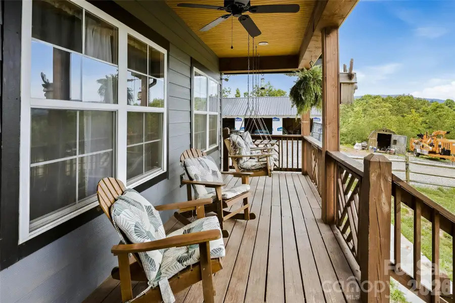 Exterior details and patio area of a home in , Old Fort (Image 4).