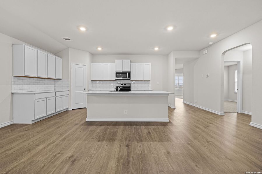 Furnished interior view inside a new home in Redbird Ranch, San Antonio (Image 5).
