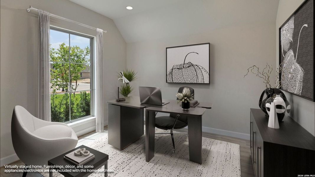 Furnished interior view inside a new home in Alsatian Oaks, Castroville (Image 14).