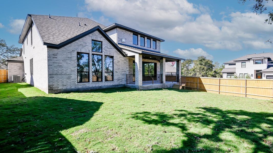 Exterior details and patio area of a home in 6 Creeks 60', Kyle (Image 19). Exterior details and patio area of a home in 6 Creeks 60', Kyle (Image 19).