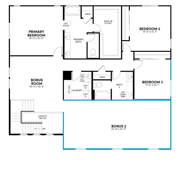 Floor 2: Bonus Room 2 Option