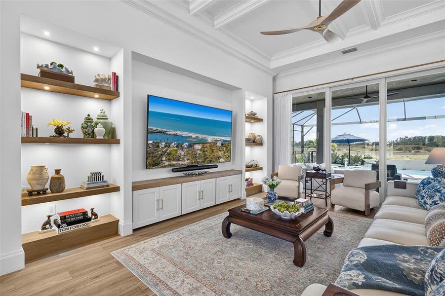 Furnished interior view inside a new home in , Fort Myers (Image 11).