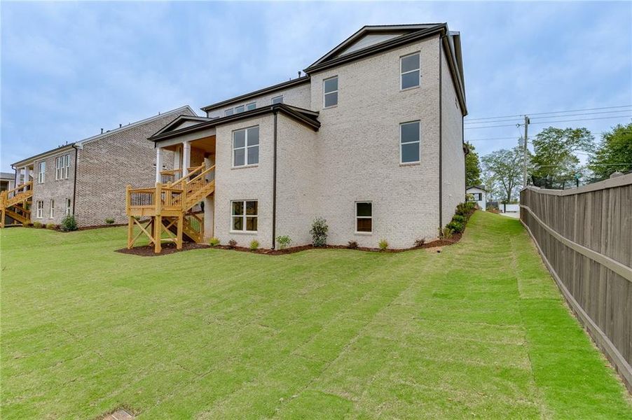 Exterior details and patio area of a home in , Buford (Image 10).