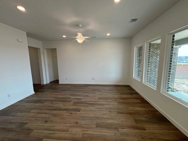 Family Room Construction Progress