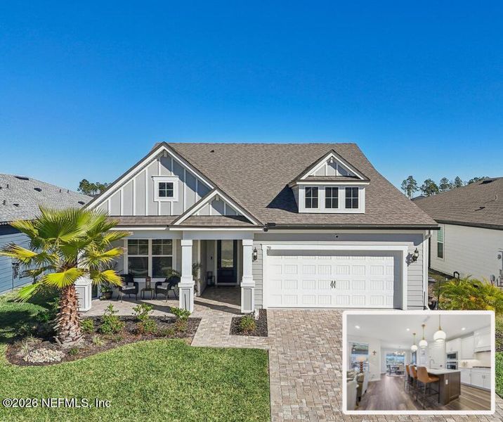 Front exterior of a new home in , St. Augustine, FL, highlighting curb appeal (Image 26).