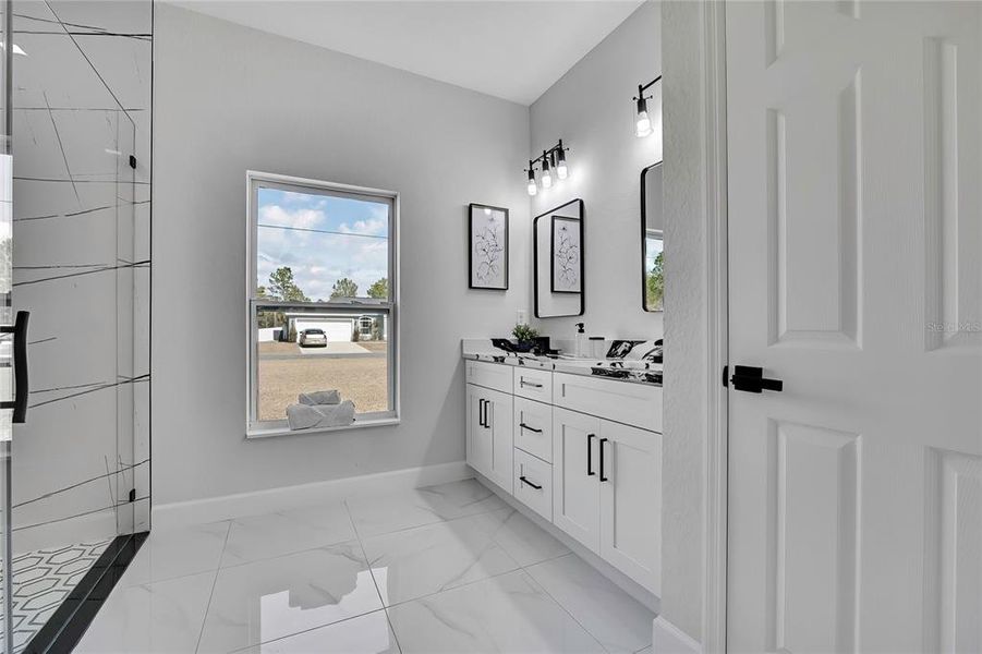 Furnished interior view inside a new home in , Weeki Wachee (Image 40).