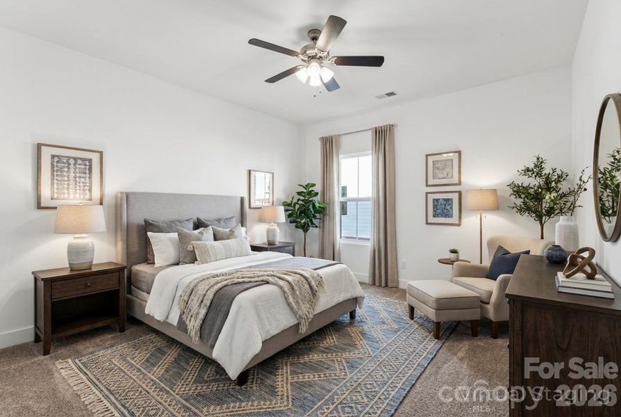 Furnished interior view inside a new home in , Charlotte (Image 11).