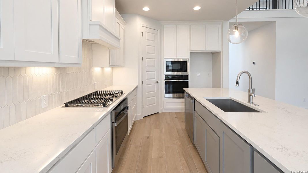 Furnished interior view inside a new home in Veramendi, New Braunfels (Image 6).