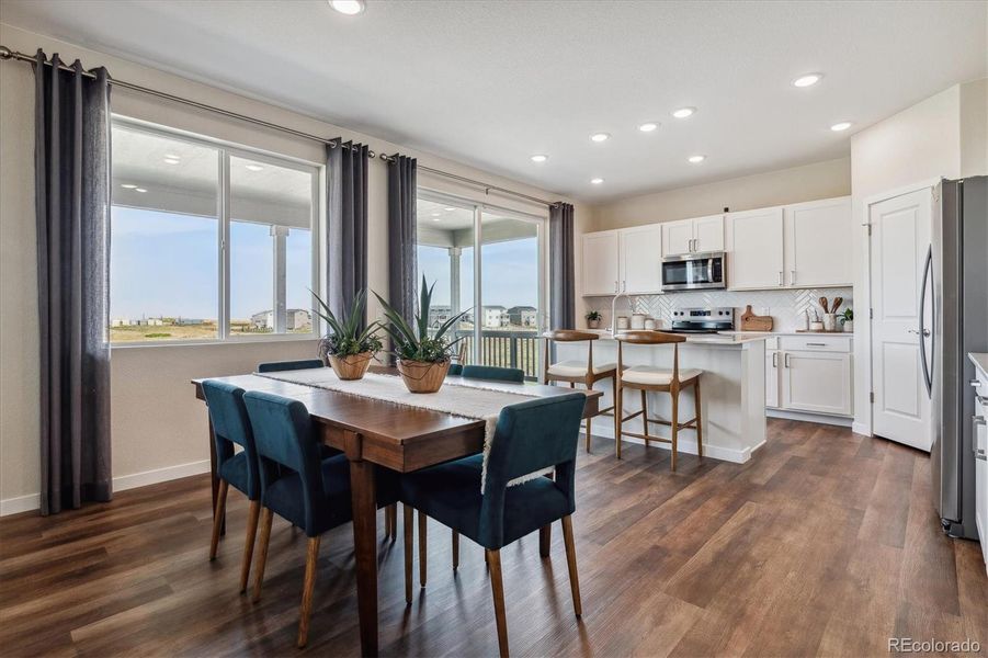 Furnished interior view inside a new home in Spring Valley Ranch, Elizabeth (Image 10).