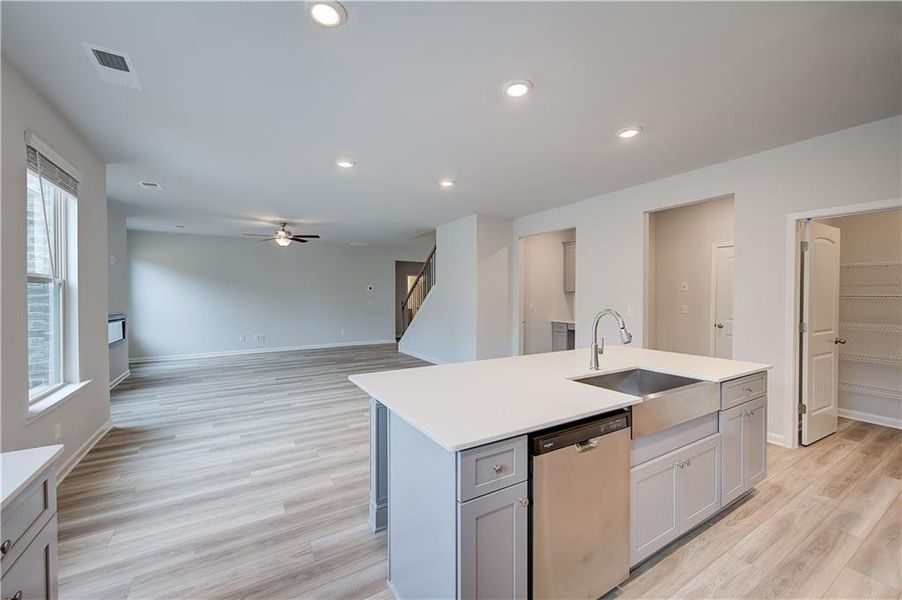 Furnished interior view inside a new home in Adagio, Dacula (Image 13).
