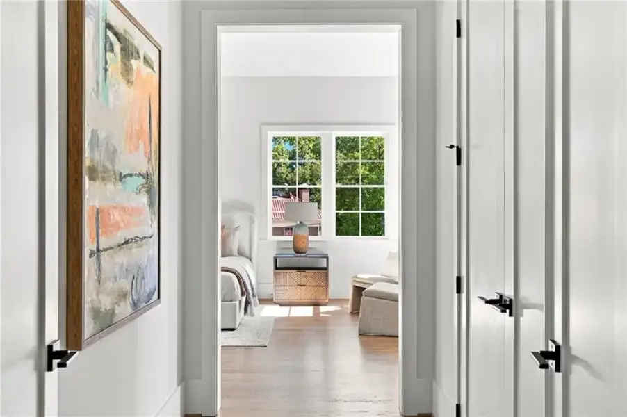 Furnished interior view inside a new home in , Atlanta (Image 46).