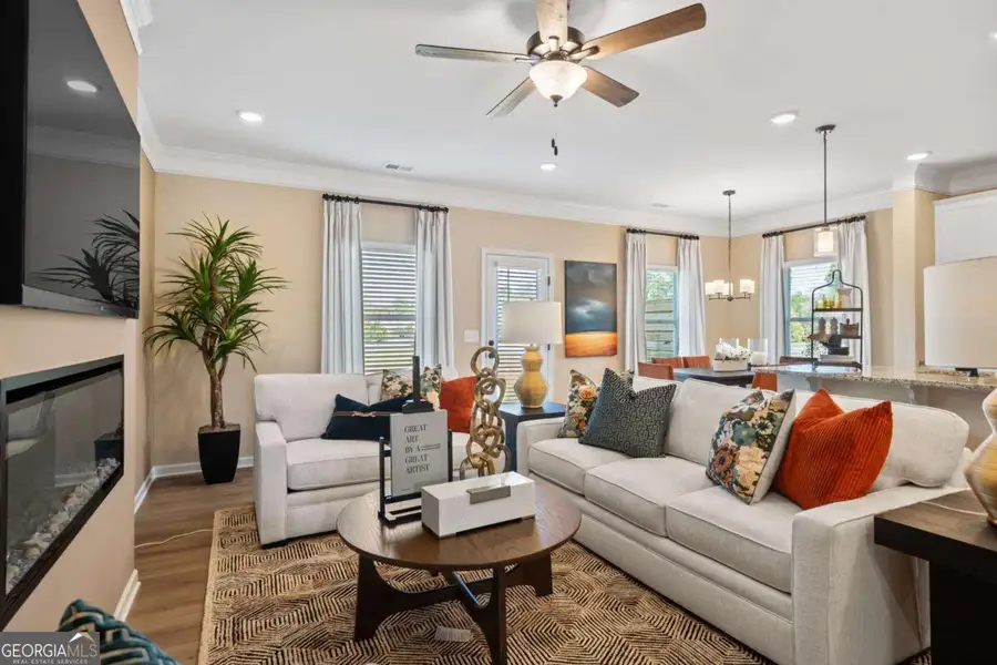 Furnished interior view inside a new home in Glendale Towns, Conyers (Image 4).
