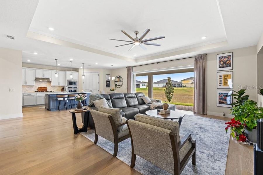 Furnished interior view inside a new home in Foothills Preserve, Mount Dora (Image 20).