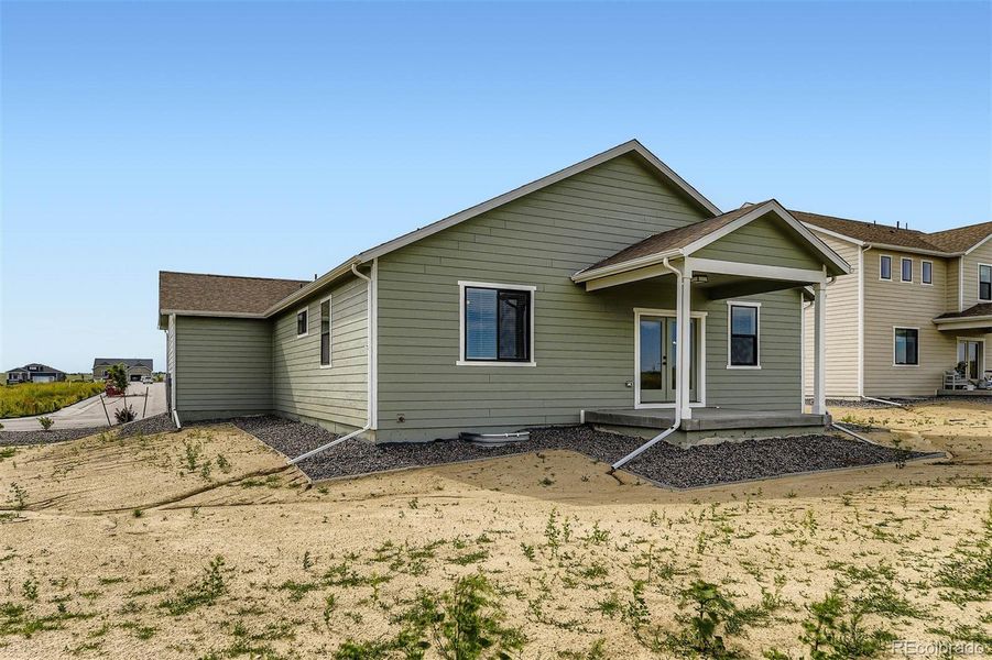 Exterior details and patio area of a home in Spring Valley Ranch, Elizabeth (Image 3). Exterior details and patio area of a home in Spring Valley Ranch, Elizabeth (Image 3).