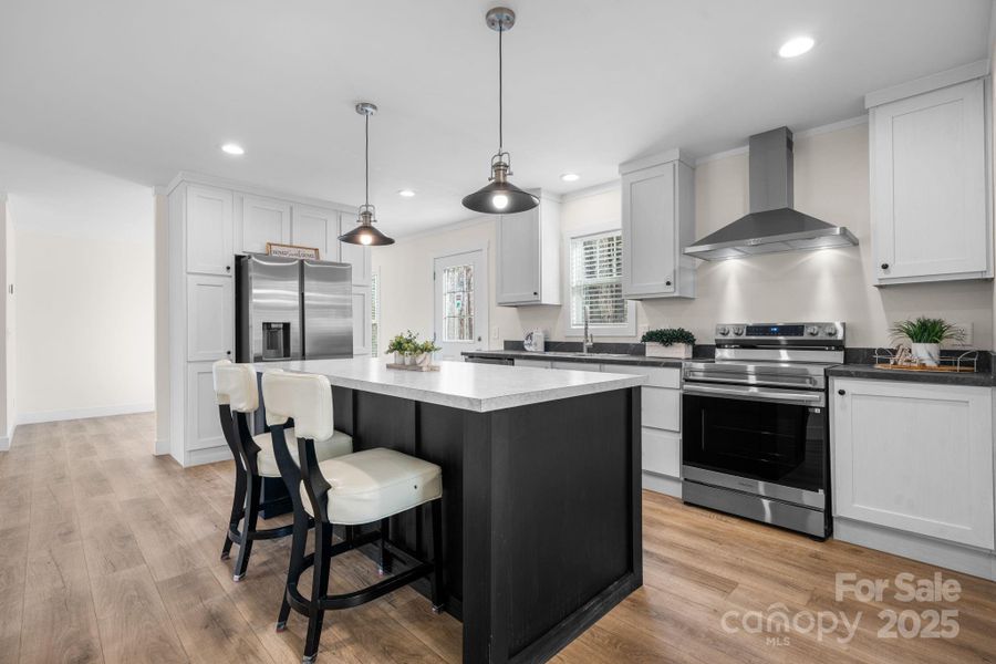 Furnished interior view inside a new home in , Statesville (Image 3).