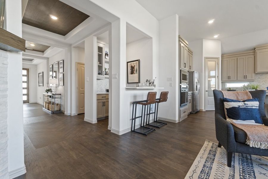 Representative furnished interior of a home built from the Bentley by Landon Homes in Lexington Frisco, Frisco (Image 10). Representative furnished interior of a home built from the Bentley by Landon Homes in Lexington Frisco, Frisco (Image 10).