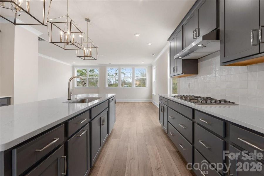 Furnished interior view inside a new home in Ross Farms, Charlotte (Image 8).
