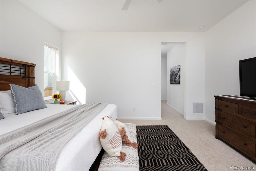 Furnished interior view inside a new home in Trailstone Destination Collection, Arvada (Image 5).