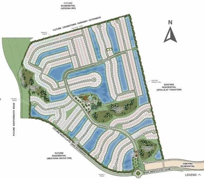 Esplanade at Tradition ~ Site Map
