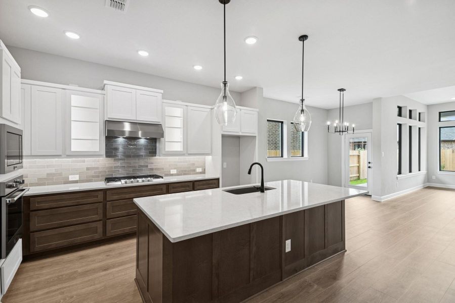 Furnished interior view inside a new home in Grange 45' Homesites, Katy (Image 14). Furnished interior view inside a new home in Grange 45' Homesites, Katy (Image 14).