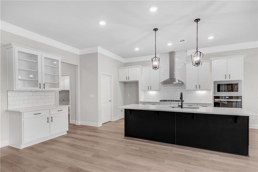 Furnished interior view inside a new home in Hidden Fields, Hoschton (Image 11).