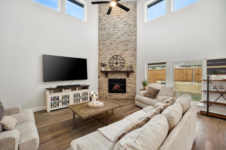 Furnished interior view inside a new home in , McLendon-Chisholm (Image 25).