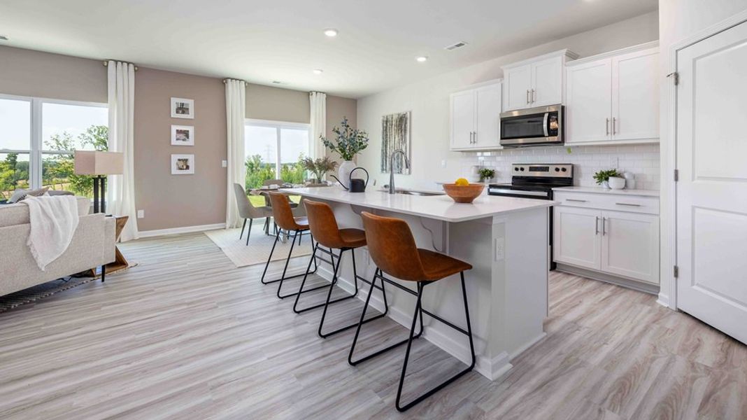 Furnished interior view inside a new home in Laurelbrook, Sherrills Ford (Image 2). Furnished interior view inside a new home in Laurelbrook, Sherrills Ford (Image 2).