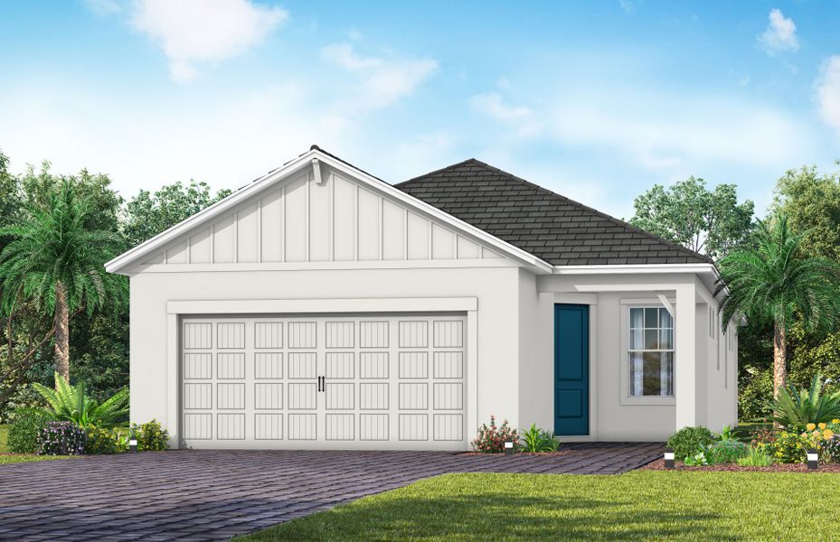Representative exterior photo of a completed home built from the Contour by Pulte Homes in SeaFlower, Bradenton, FL (Image 19). Representative exterior photo of a completed home built from the Contour by Pulte Homes in SeaFlower, Bradenton, FL (Image 19).