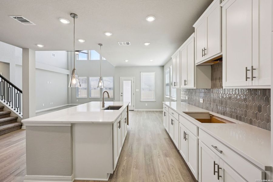 Furnished interior view inside a new home in Fox Falls, Boerne (Image 12).