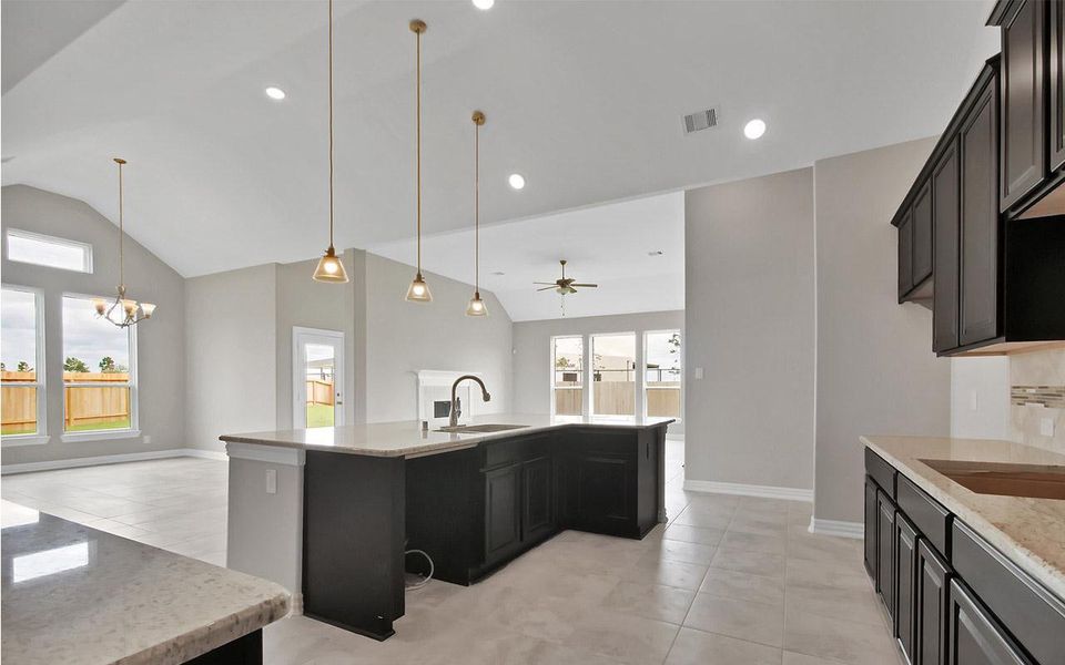 Representative furnished interior of a home built from the Ventura by CastleRock Communities in Horizon Lakes, McLendon-Chisholm (Image 7).