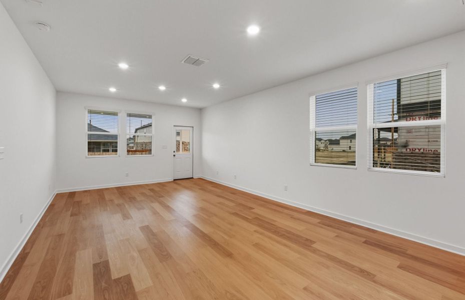 Representative unfurnished interior of a home built from the Fentress by Centex in Larson Crossing, Elgin (Image 10).